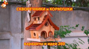 Скворечники и кормушки своими руками для птиц (260) 🪚🪛🔨 Идеи для дачи и сада пошагово ❣️