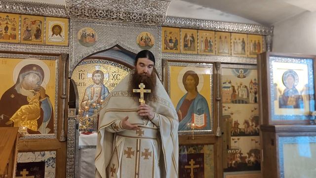 Проповедь свящ Сергия Чуракова в день Отдания праздника Вознесения Господня.