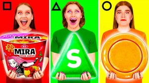 Геометрический Челлендж с Едой _ Потрясающие Кухонные Хитрости от 4Teen Challenge