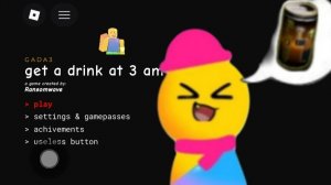 КАНАЛИЗАЦИЯ ОТКРЫТА!? СЕКРЕТНАЯ КОНЦОВКА В ИГРЕ GET A DRINK AT 3 AM ROBLOX