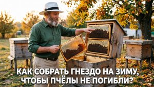 Как собрать гнездо на зиму, чтобы пчелы не погибли? Метод профессора Кашковского