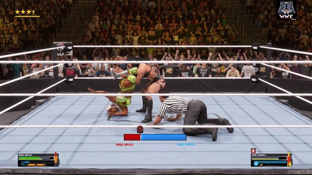 WWE2K25 RHEA RIPLEY (C) VS JADE CARGILL