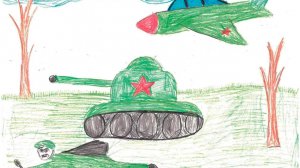 Рисуют мальчики войну