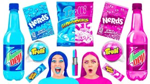 Розовая Еда vs Голубая Еда Челлендж # Съедобная Битва от 4Teen Challenge