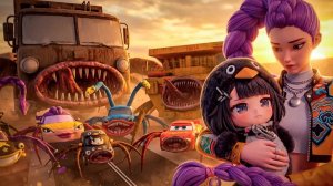 СМОГУТ ЛИ РУМИ И ПИНГВИН ГУГУ ГАГА СПРЯТАТЬСЯ ОТ ПОЖИРАТЕЛЕЙ МАШИН В GARRY’S MOD