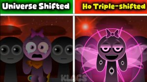 Incredibox 🎵 🎶  Sprunki Universe-shifted 🔥🔄 Против 🆚 ⚔️ Но Triple-shifted ➡️➡️➡️