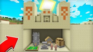 Я НАШЁЛ ДЕРЕВНЮ ЖИТЕЛЕЙ ПОД ПУСТЫННЫМ ДАНЖЕМ В МАЙНКРАФТ | Риколит Minecraft