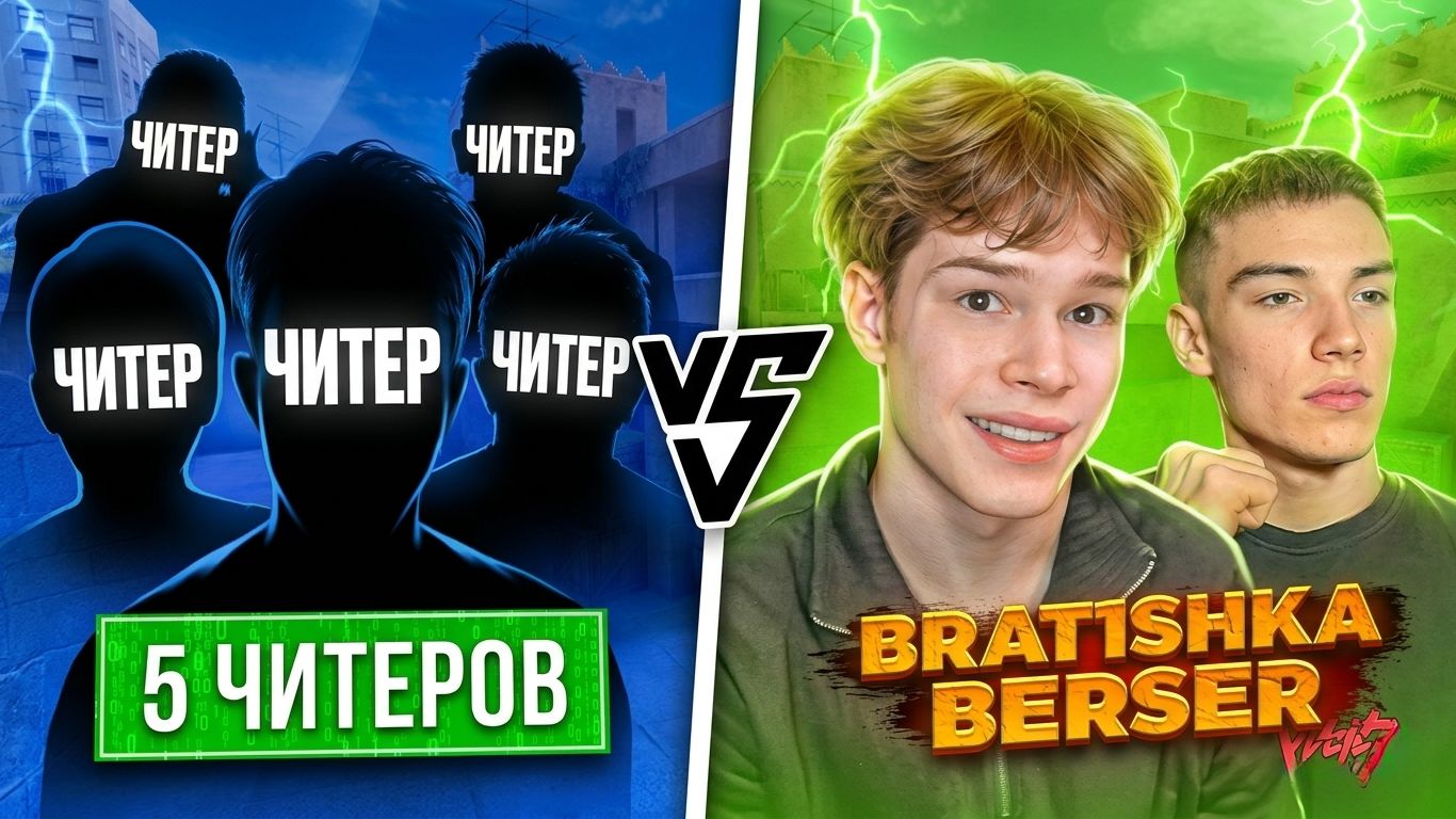 СОРЕВНОВАНИЯ БЕРСЕРА И БРАТИШКИ ПРОТИВ ЧИТЕРОВ В STANDOFF 2😱 КТО ЖЕ ВЫИГРАЕТ?)🤬🔥 смотреть онлайн