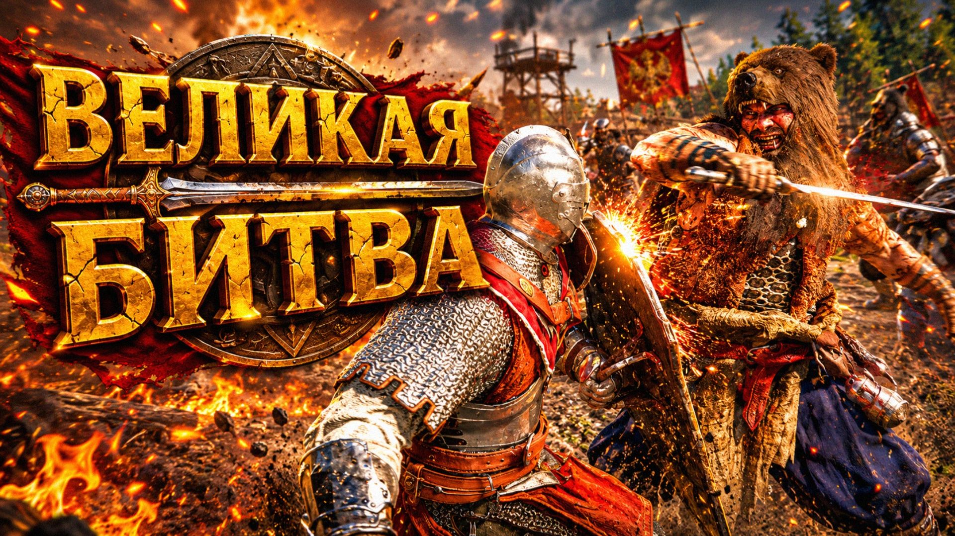 Crimson Desert ВЕЛИКАЯ БИТВА ЗАМОК КАЛЬФАДА прохождение #55 Кримсон Дезерт смотреть онлайн