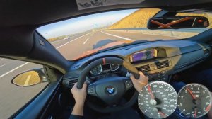 Максимальная СКОРОСТЬ BMW E92 M3 GTS 0-100 - Тест-драйв от первого лица на АВТОБАНЕ в 4K