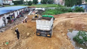 Extreme Construction!!Transforming a Trash Site with a Heavy Bulldozer