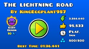 The lightning road