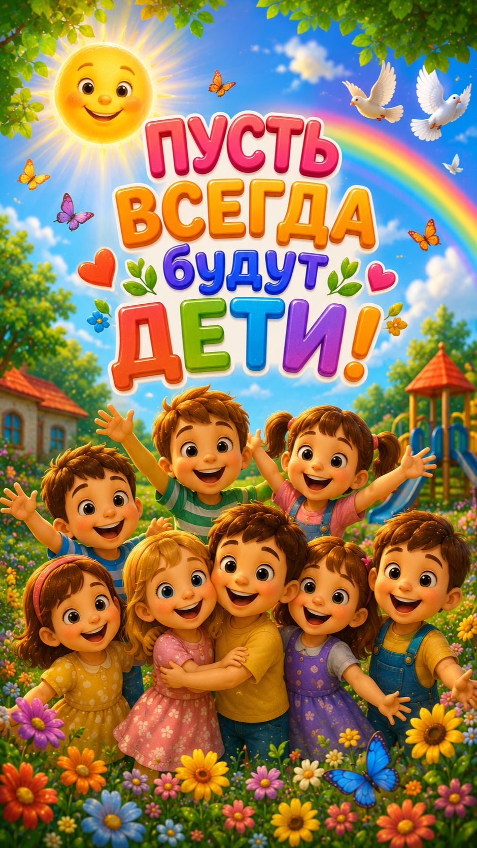 Пусть всегда будут Дети! - Мульт Песенка для всех малышей на свете!