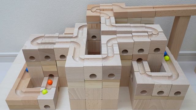 Гонки шариков (Marble Run) 🏁 Cuboro, переезд, лопасти вентилятора и прозрачные трубы