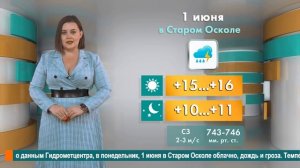 Погода в Старом Осколе на 1 июня