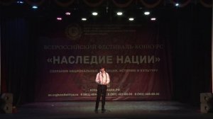 Даниил Крупнин, номинация - Джазовый вокал, песня - «Sixteen Tons»