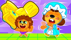 Маша и Леопольд. Хочу папино кресло - Серии для всей семьи - Lion Family на русском