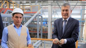 Открытие золотоизвлекательной фабрики РУ «Каульды»