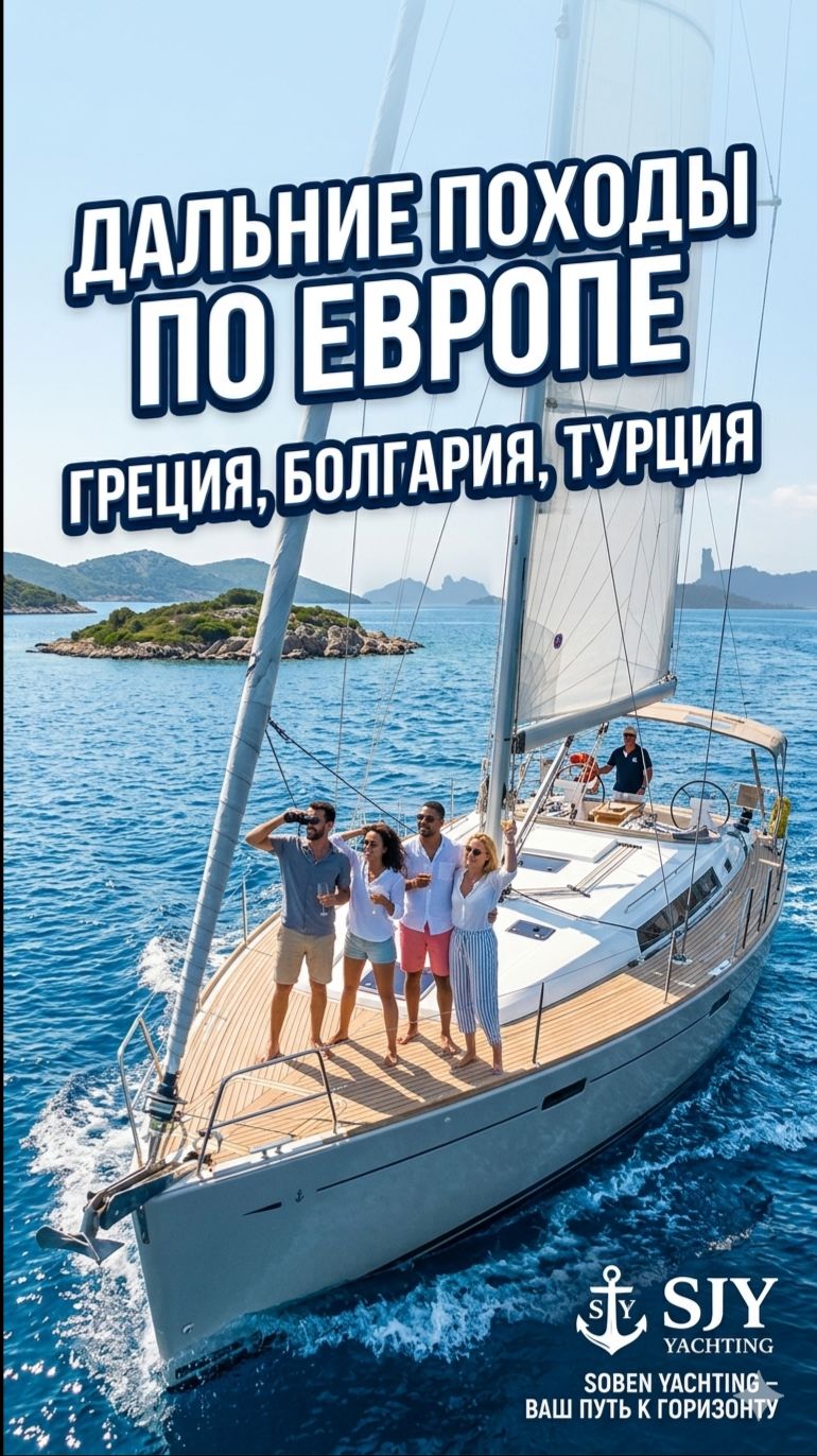 Большое морское путешествие с Soben Yachting: аренда яхт, чартер и дальние походы по морям Европы