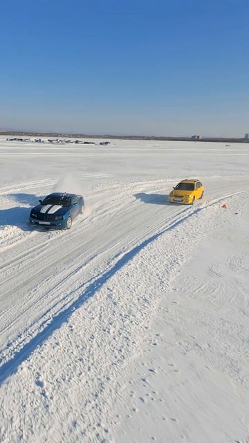 Rally Sprint #fpv #icedrift #snow #dodge #camaro #icerally #rally