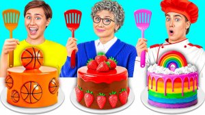 Кулинарный Челлендж# Я против Бабушки # Безумные Ситуации с Едой