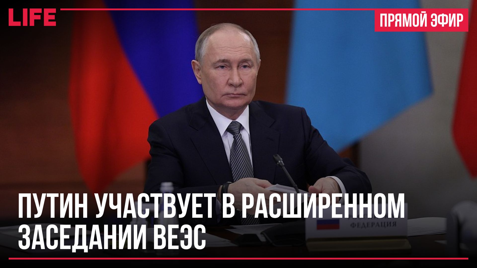 Путин участвует в расширенном заседании ВЕЭС