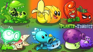 Зомби против растений Plants vs Zombies ПвЗ Растения против Зомби PvZ Fusion Битва прохождение топ