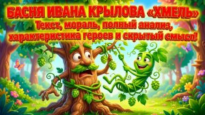 Басня Ивана Крылова «Хмель»: текст, мораль, полный анализ, характеристика героев и скрытый смысл