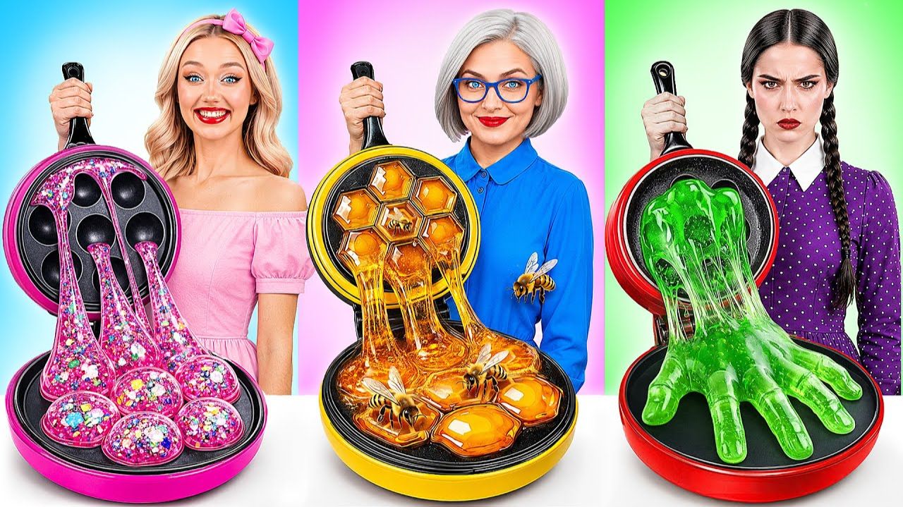 Барби против Уэнсдей Кулинарный Челлендж Потрясающие Кухонные Хитрости смотреть онлайн