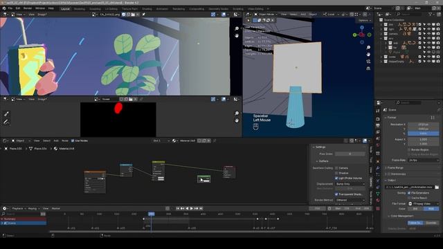 Coloso - A to Z of NPR Animation in Blender 37-2. Background Objects Effects Practice - 1 смотреть онлайн