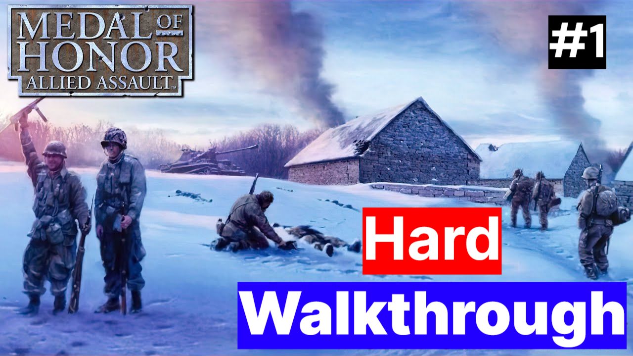 Medal of Honor Allied Assault (2002) | Hard (Тяжелый) No.1 [LIVE]