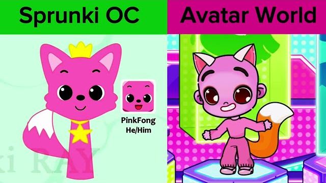 СПРУНКИ ОС Vs МИРА АВАТАРОВ / НИНИМО Vs Pinkfong В Avatar World