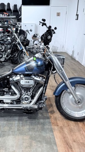 2018 HD Fat Boy Blue Denim 115 Years 18K (VIN 5HD***3781)