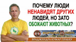 Почему люди ненавидят других людей, но зато обожают животных?