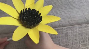 Подсолнух из семечек своими руками! Как сделать Цветок!