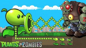 Plants vs.Zombies Hybrid Mod Растения против Зомби-2 мод Зомби против растений Выигрываем каждый бой