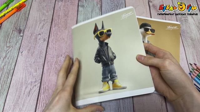 Тетрадь Феникс+ Зумеры в клетку  48л в ассортименте  - видео