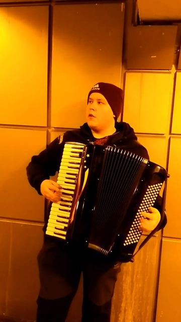 Классические произведения в исполнении уличного музыканта в Санкт-Петербурге.