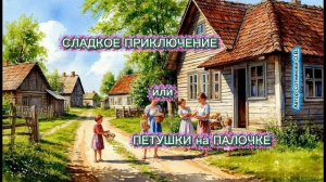 СЛАДКОЕ ПРИКЛЮЧЕНИЕ или ПЕТУШКИ НА ПАЛОЧКЕ. Воспоминания из детства. Читает автор Сотникова О.В.