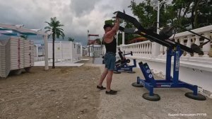 Силовая Тренировка на  Живописном Берегу Моря.