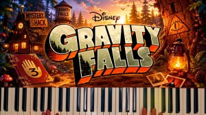 🎹 Gravity Falls (Opening Theme) | Ноты для фортепиано | Piano Cover