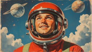 ЮРИЙ ГАГАРИН В. Степанов (стихотворение), Читает Андрей 5 лет. Поделка ко дню космонавтики 2026г.
