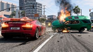 BeamNG/Drive - Реалистичные автомобильные аварии / Перевороты и аварии