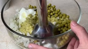 Беру БАНКУ ГОРОШКА и готовлю вкусную  закуску из простых продуктов! Экономный рецепт