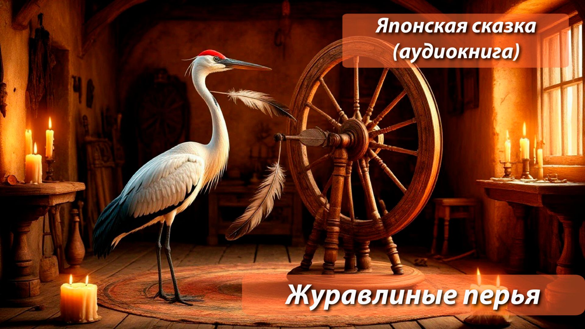 Журавлиные перья - Японская сказка - Аудиокнига