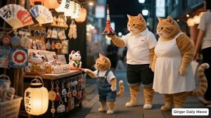 Рыжий котенок и мама-кошка плачут, прощаясь с папой-котом, и делают для него особый подарок 🐱✈️