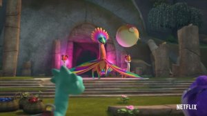 DRAGONS RESCUE RIDERS Clip -  The Singing Songwing Dragon  (2020)