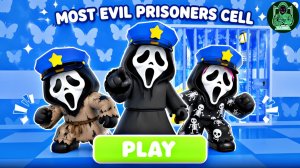 Полицейская семья Ghostface совершает побег из тюрьмы! ROBLOX | Игровой процесс #роблокс