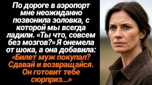 Жизненные истории/Ты что совсем без мозгов, билет муж покупал?