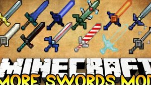 Minecraft мод на оружие мечи